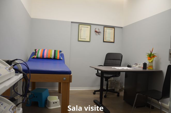 Sala visite del Centro di fisioterapia Fisiobaso a Ciampino